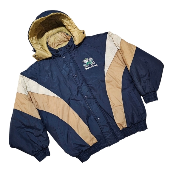 Vintage 90's Chalk Line Notre Dame Fighting Irish Jacket - Picture 2 of 10